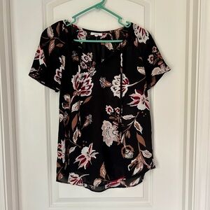 Floral Print Women's Top